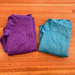 Set of 2 Athleta Lookout Techie Pullover Sweatshirt Hoodies